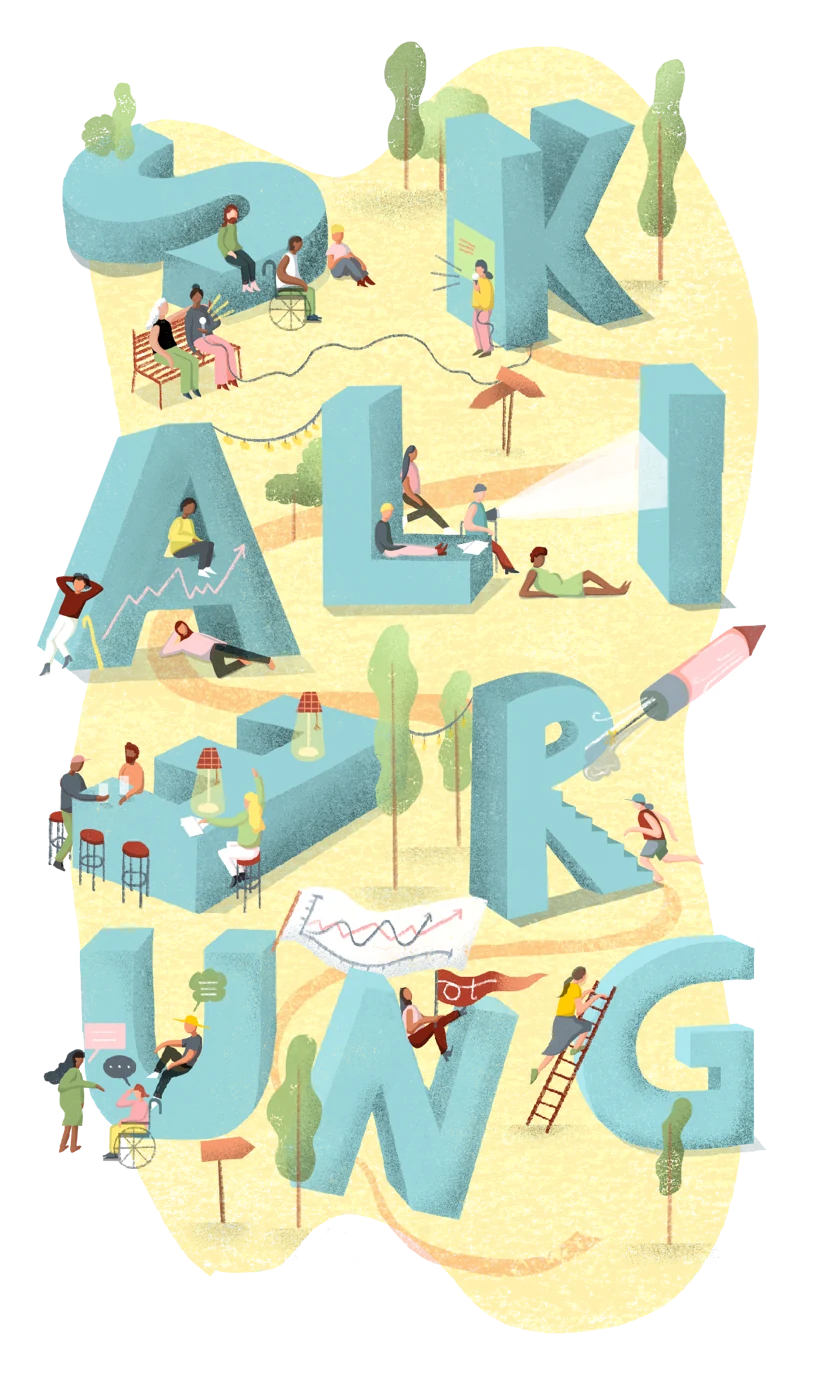 Illustration zum Festival der Skalierung